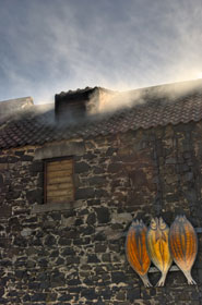 Kipper smokehouse in Craster